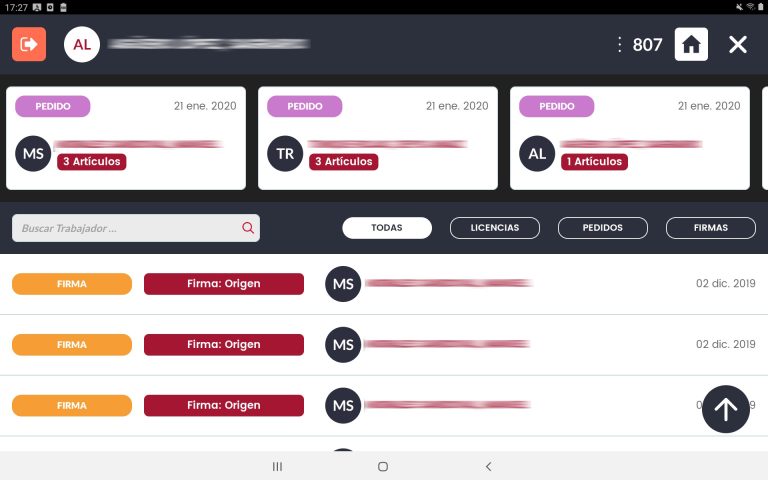 portal del empleado para Limpiezas y Servicios Salamanca