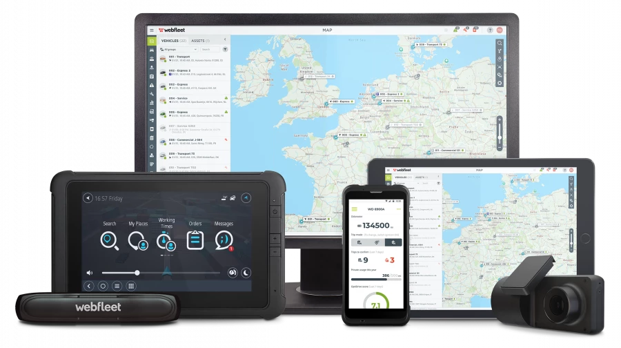 webfleet es un software de gestión de flotas y personal en movilidad